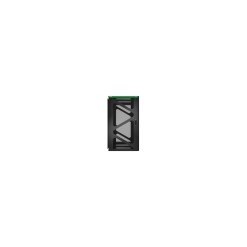 APC NetShelter WX AR124SM - 19inch Wall patch cabinet, 24U/U, 800MM deep, Side mounting, Mounted - image 2