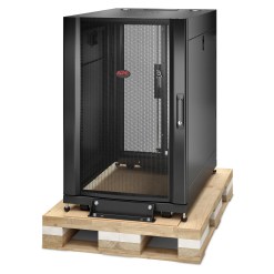 APC NetShelter SX, Server Rack Enclosure, 18U, Shock Packaging, Black, 925H x 600W x 900D mm