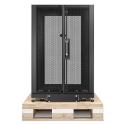 APC NetShelter SX, Server Rack Enclosure, 18U, Shock Packaging, Black, 925H x 600W x 1070D mm