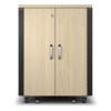 APC NetShelter Soundproof, 17U, Server Rack Enclosure, 230V, Maple
