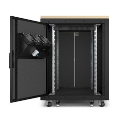 APC NetShelter Soundproof, 17U, Server Rack Enclosure, 230V, Maple - image 5