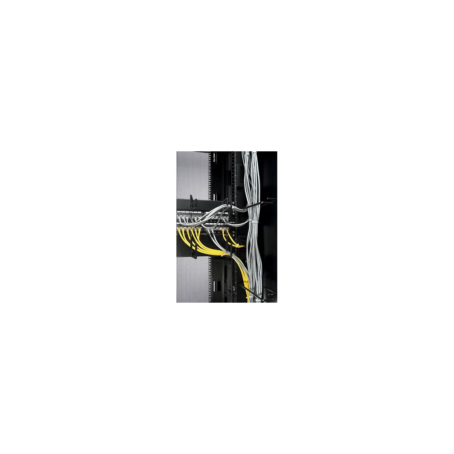 APC NetShelter Cable Management, Vertical Cable Manager, Rings, for NetShelter 750 and 800mm W Enclosures, Set of 8, 76 x 19 x 203 mm - image 3