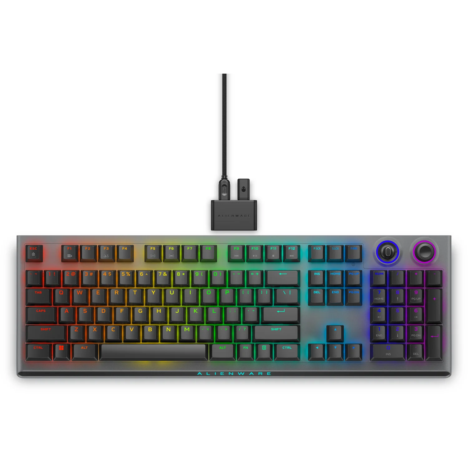 Dell Alienware Tri-Mode AW920K keyboard Gaming USB + RF Wireless + Bluetooth Grey