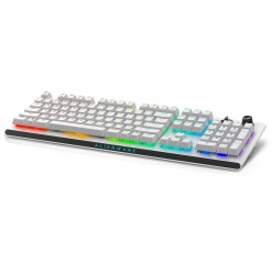 Dell Alienware Tri-Mode AW920K keyboard Gaming USB + RF Wireless + Bluetooth White - image 4