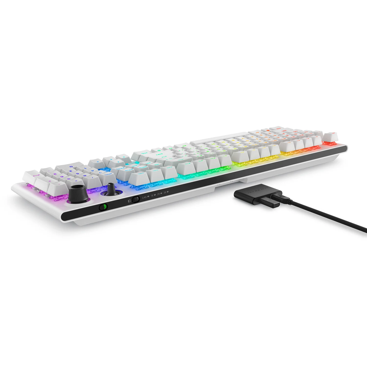Dell Alienware Tri-Mode AW920K keyboard Gaming USB + RF Wireless + Bluetooth White - image 7