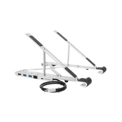 Targus AWU100005GL laptop stand Silver 39.6 cm (15.6")
