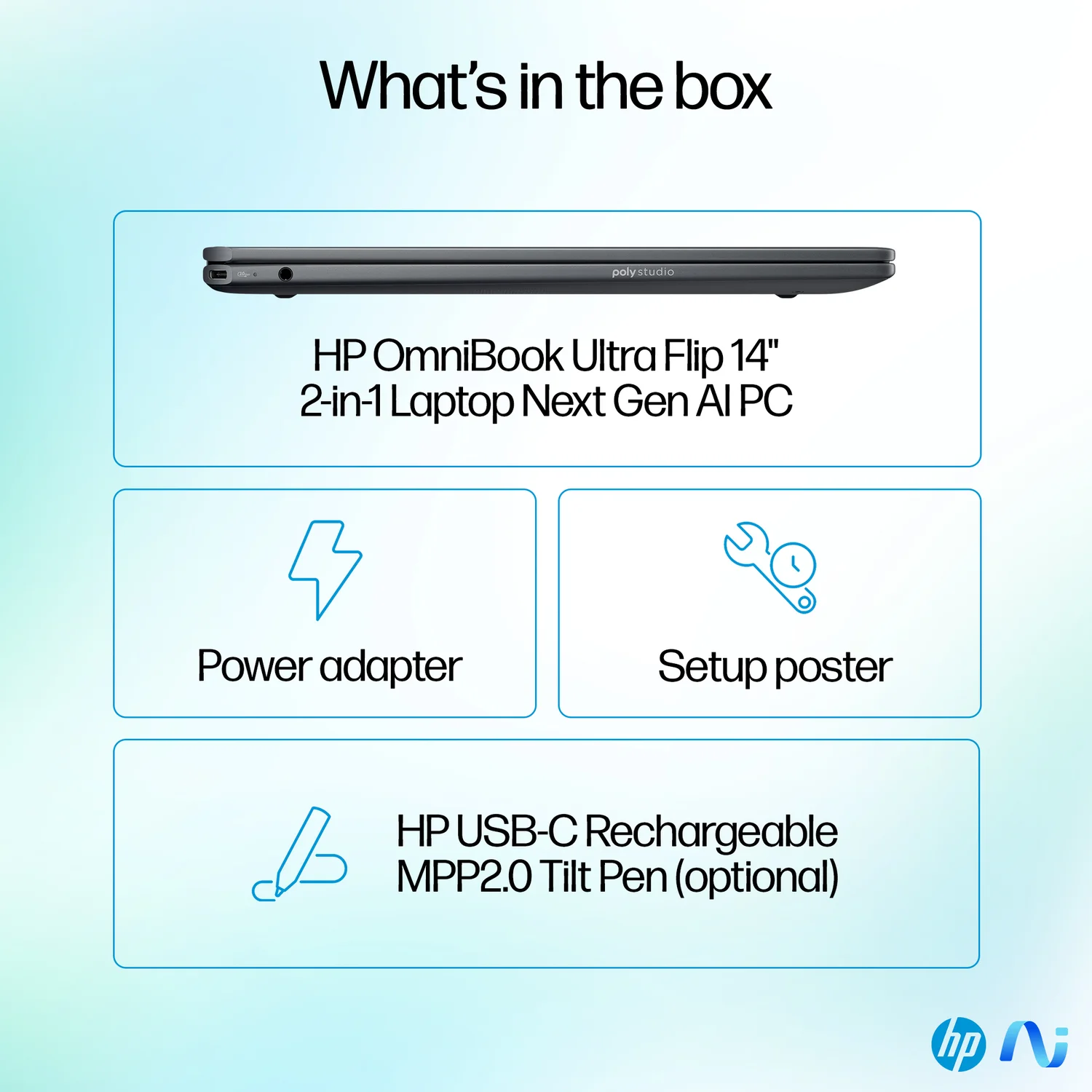 HP OmniBook Ultra Flip 14-fh0006na Copilot+ PC Intel Core Ultra 7 256V Hybrid (2-in-1) 35.6 cm (14") Touchscreen 3K 16 GB LPDDR5x-SDRAM 1 TB SSD Wi-Fi 7 (802.11be) Windows 11 Home Grey - image 5