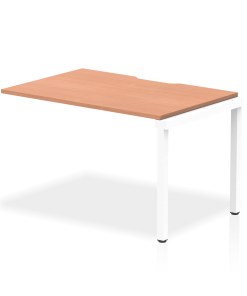 Evolve Plus Single Row Bench Desk Extension Kit