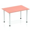 Impulse 1200mm Straight Table With Post Leg