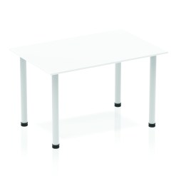 Impulse 1200mm Straight Table With Post Leg
