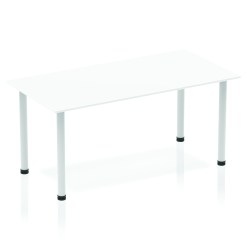Impulse 1400mm Straight Table With Post Leg