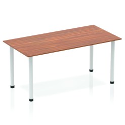 Impulse 1600mm Straight Table With Post Leg - image 4