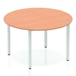 Impulse Round Table With Box Frame Leg