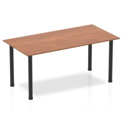 Impulse 1600mm Straight Table With Post Leg - image 9