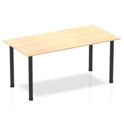 Impulse 1600mm Straight Table With Post Leg - image 10