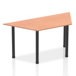 Impulse Trapezium Table With Post Leg - image 6