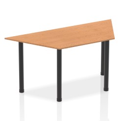 Impulse Trapezium Table With Post Leg - image 8