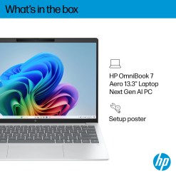 HP OmniBook 7 Aero 13-bg1002na Copilot+ PC AMD Ryzen AI 7 350 Laptop 33.8 cm (13.3