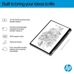 HP OmniBook X FlipNGAI 14-fk0004na Copilot+ PC AMD Ryzen AI 5 340 Hybrid (2-in-1) 35.6 cm (14
