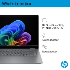 HP OmniBook X FlipNGAI 14-fk0004na Copilot+ PC AMD Ryzen AI 5 340 Hybrid (2-in-1) 35.6 cm (14