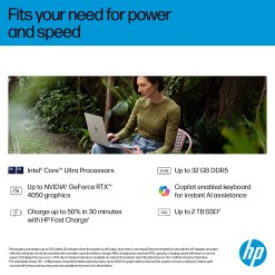 HP OmniBook 7 AI 16-ay0003na Intel Core Ultra 5 225H Laptop 40.6 cm (16
