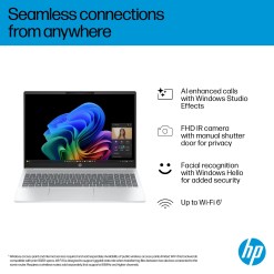 HP OmniBook 5 NGAI 16-ag1001na Copilot+ PC AMD Ryzen AI 5 340 Laptop 40.6 cm (16