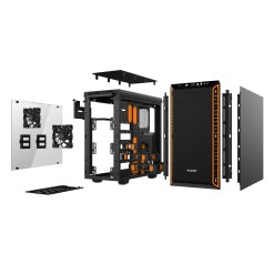 Bequiet be quiet! Pure Base 600 Window Midi Tower Black, Orange - image 3