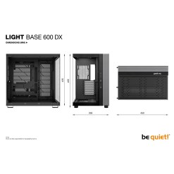 Bequiet be quiet! LIGHT BASE 600 DX Black Midi Tower - image 10