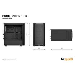 be quiet! Pure Base 501 LX Black Midi Tower