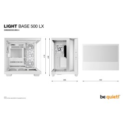 Bequiet be quiet! Light Base 500 LX White Midi Tower - image 8
