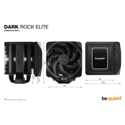 Bequiet be quiet! Dark Rock Elite Processor Air cooler 13.5 cm Black 1 pc(s) - image 9