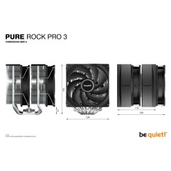 Bequiet be quiet! Pure Rock Pro 3 Processor Air cooler 12 cm Silver 1 pc(s) - image 7