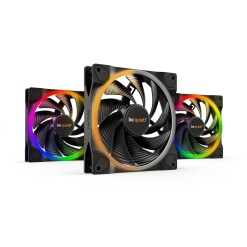 Bequiet be quiet! Light Wings 140mm ARGB PWM High Speed Fan Black 3 Pack