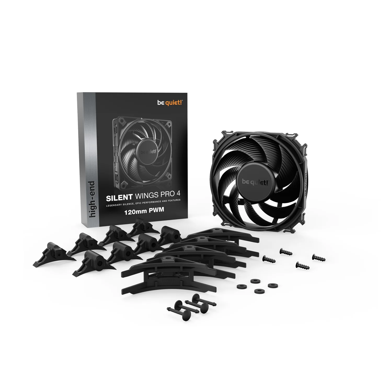 Bequiet be quiet! SILENT WINGS PRO 4 | 120mm PWM Computer case Fan 12 cm Black 1 pc(s) - image 5