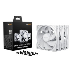 Bequiet be quiet! Pure Wings 3 120 mm PWM Reverse Triple Pack White Computer case Fan 12 cm 3 pc(s) - image 3