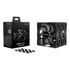 Bequiet be quiet! Pure Wings 3 140 mm PWM Triple Pack Computer case Fan 14 cm Black 3 pc(s) - image 3