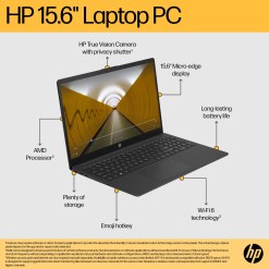 HP 15-fc0051na AMD Ryzen™ 7 5825U Laptop 39.6 cm (15.6