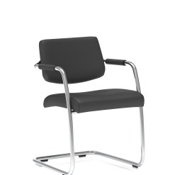 Havanna Medium Back Cantilever Visitor Chair with Arms