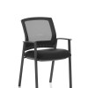 Metro Medium Mesh Back Stacking Visitor Chair with Arms