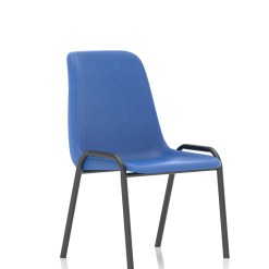 Polly Medium Back Stacking Polypropylene Visitor Chair - image 2