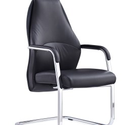 Mien High Back Leather Cantilever Visitor Office Chair