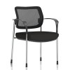 Brunswick Deluxe Medium Back Stacking Visitor Office Chair with Arms