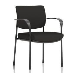 Brunswick Deluxe Medium Back Stacking Visitor Office Chair with Arms - image 4