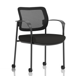 Brunswick Deluxe Medium Back Visitor Office Chair with Arms with Castors - image 4