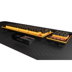Bequiet be quiet! Dark Mount Silent Linear UK ISO keyboard Gaming USB QWERTY UK English Black - image 4