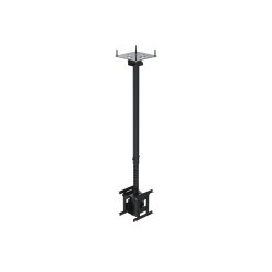 Ergonomic Solutions Ltd Ergonomic Solutions SpacePole Digital Signage Back to back, telescopic ceiling mount for screens up to 43" (VESA 100 and VESA 200)