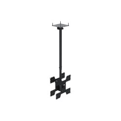Ergonomic Solutions Ltd Ergonomic Solutions SpacePole Digital Signage Back to back, telescopic ceiling mount for screens up to 75" (VESA 200 to VESA 400)
