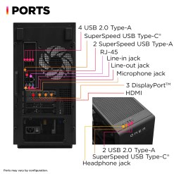HP OMEN 35L Gaming GT16-0038na AMD Ryzen™ 7 8700F 32 GB DDR5-SDRAM 1 TB SSD NVIDIA GeForce RTX 5060 Ti Windows 11 Home Tower PC AI PC Black - image 2