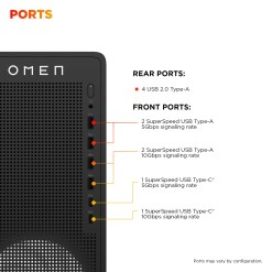 HP OMEN 16L TG03-0009na AMD Ryzen™ 7 8700F 16 GB DDR5-SDRAM 1 TB SSD NVIDIA GeForce RTX 5060 Windows 11 Home Tower PC AI PC Black - image 3