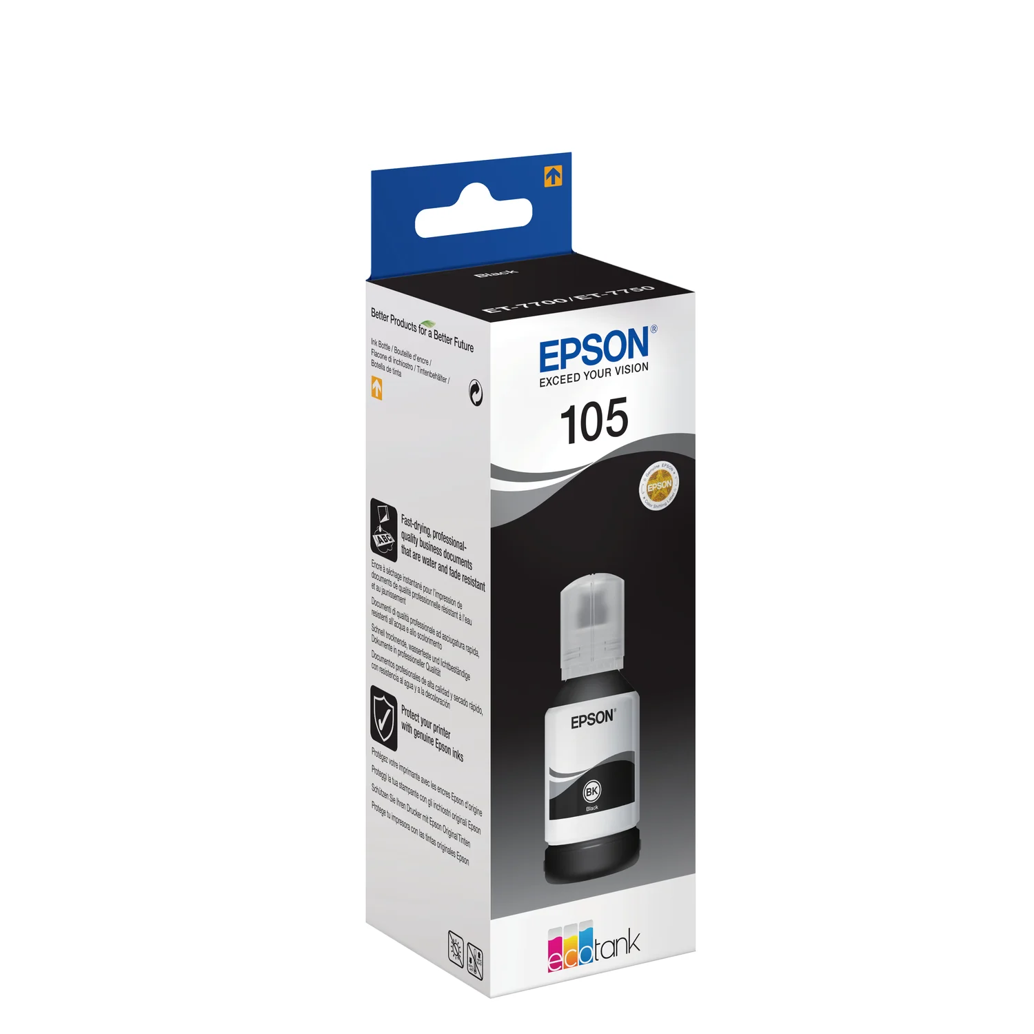 Epson 105 EcoTank Pigment Black ink bottle - image 2